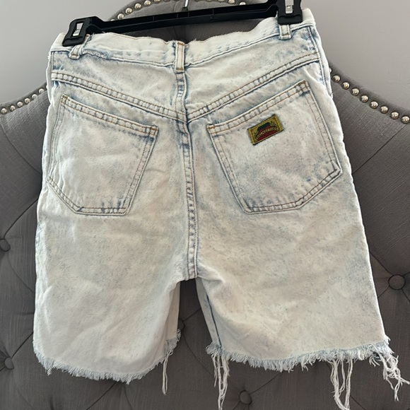 Vintage Palmettos Dungarees Denim Shorts - Picture 3 of 4